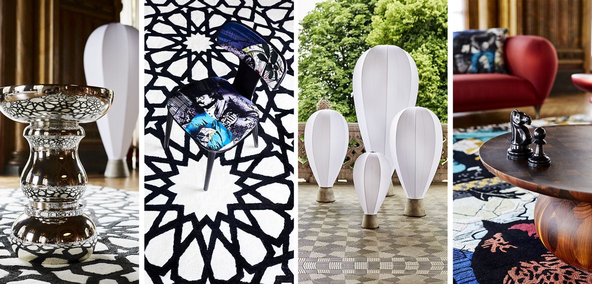 The Globetrotter collection of furniture, by Marcel Wanders for Roche  Bobois #interiordesign #design