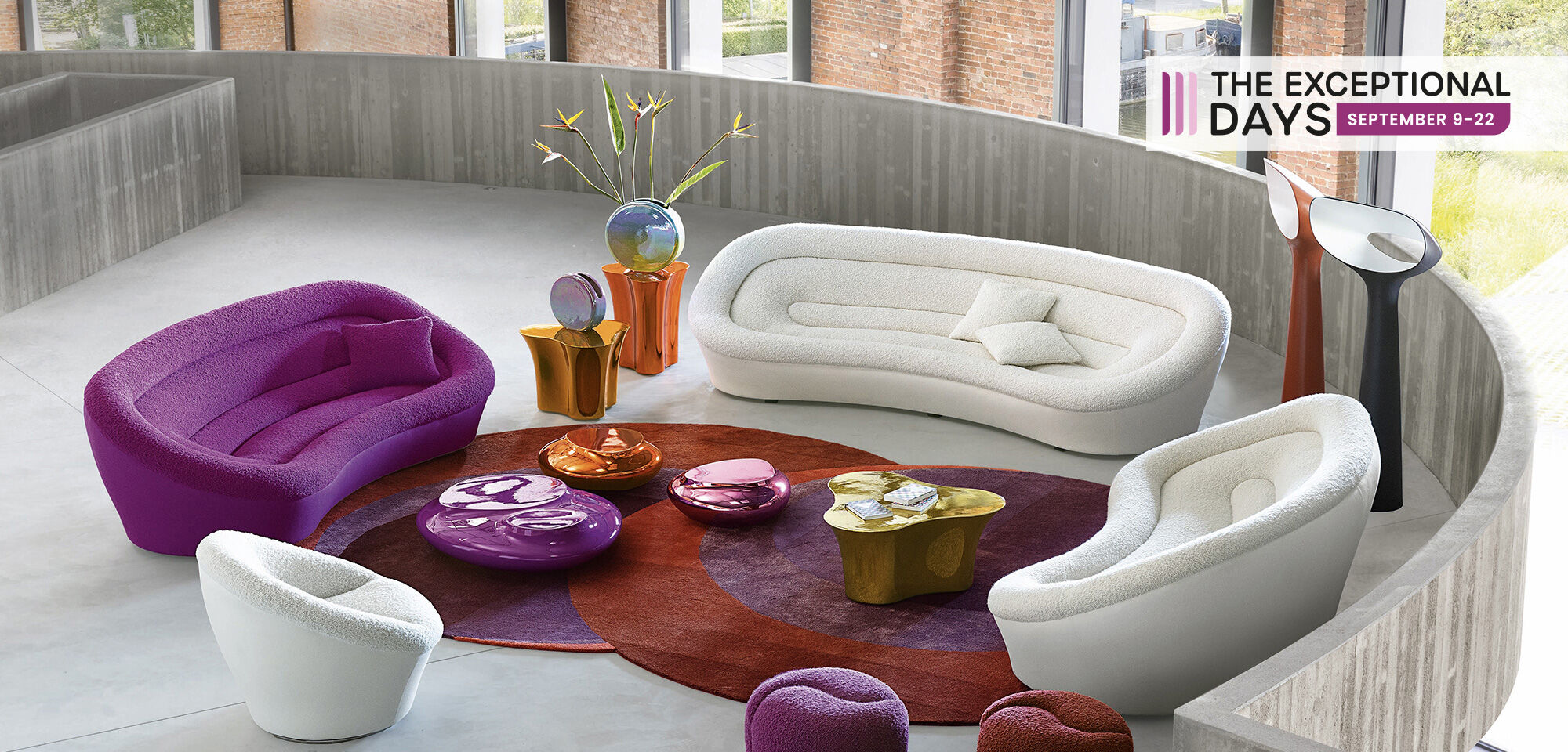 Until September 22nd, discover the Exceptional Days event at Roche Bobois.